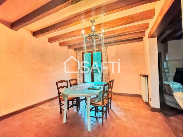 Maison  220M2 habitable, 10 pièces, terrain de 1100M2