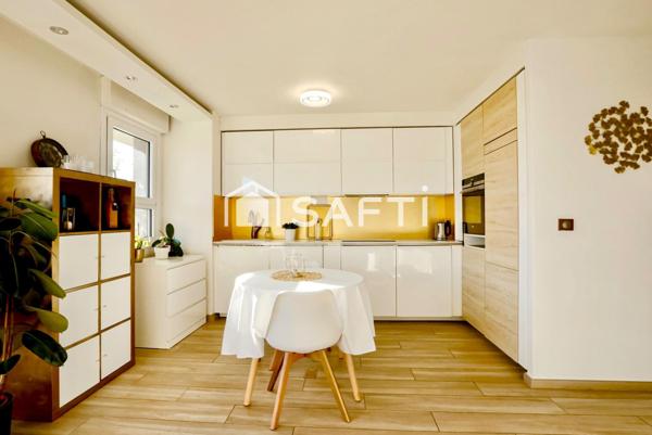 Nanterre-Ville - 3 pièces avec balcons et parking