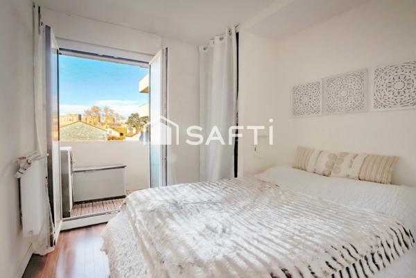 Nanterre-Ville - 3 pièces avec balcons et parking