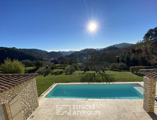 Villa d’exception avec piscine aux portes d’Anduze