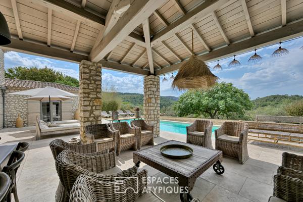 Villa d’exception avec piscine aux portes d’Anduze