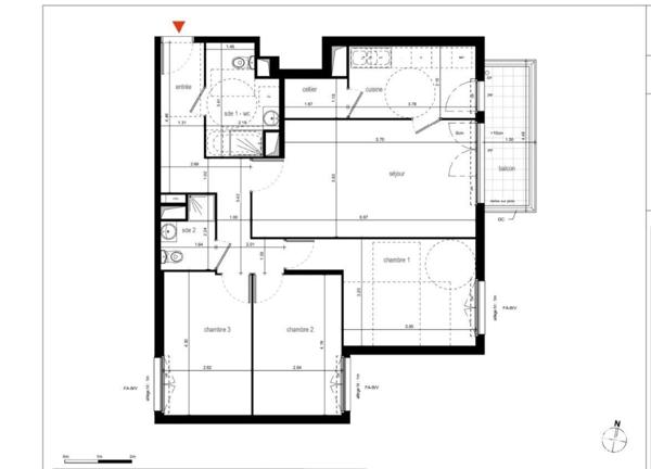Appartement à vendre 4 pièces 89 m² Créteil