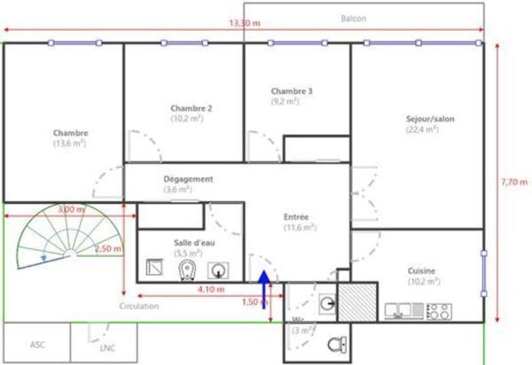 Vente / Appartement T4