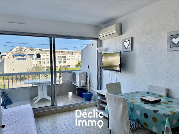 Vente appartement ancien Port camargue, 21m² 1 pièce 112 000€ avec balcon