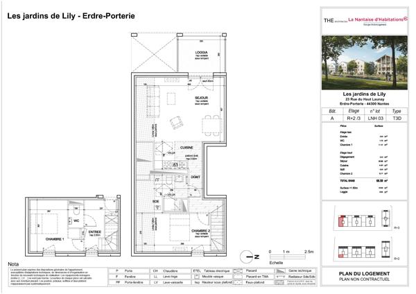 T3 Duplex – Les Jardins de Lily – Nantes