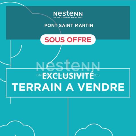 Terrain SOUS OFFRE Pont Saint Martin 423 m2