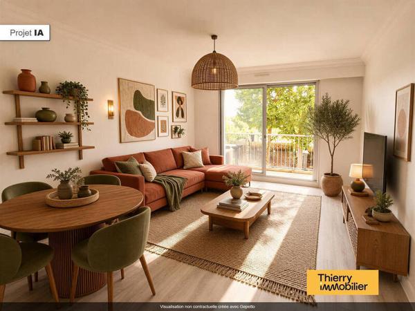 Appartement 2 pièces                                        - 44000 Nantes - JARDIN DES PLANTES Réf : 131006