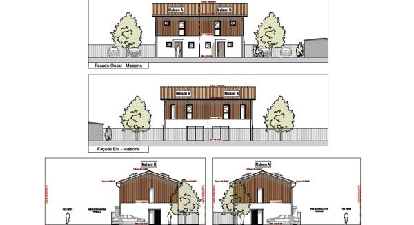 A vendre Programme neuf Maison T3 duplex Saint Pierre Du Mont terrasse jardin