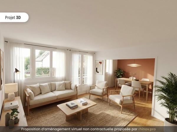 Appartement à vendre |  Saint-Cyr-sur-Loire |  2 pièces | 57 m²