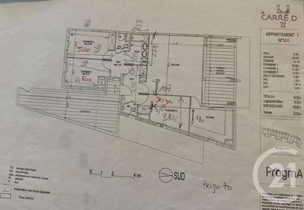 Appartement T4 à vendre  4 pièces - 108,32 m2 MONTPELLIER - 34