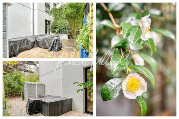 APPARTEMENT  - 2 PIÈCES 48 m2 - JARDIN PRIVATIF AVEC TERRASSE OMBRAGEE DE 75   m² SANS VIS-A-VIS