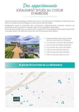 Appartement Amboise 3 pièce(s) - Résidence Villa David