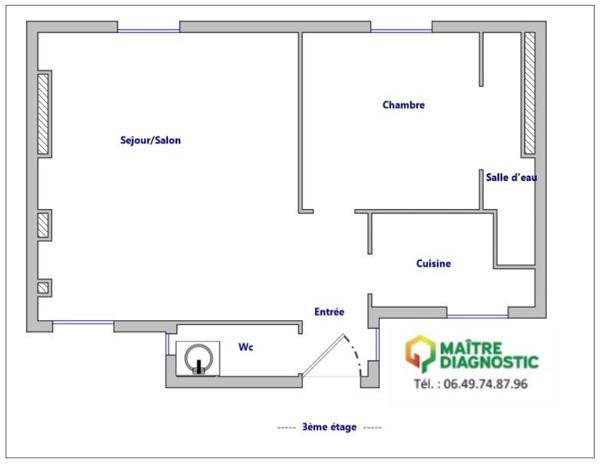 Appartement
         2 pièces
        - 51 m² 650 000 € *