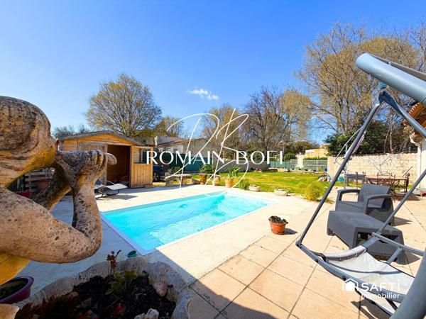 Maison 3 pièces de 84m2 sur 509m2 de terrain avec piscine