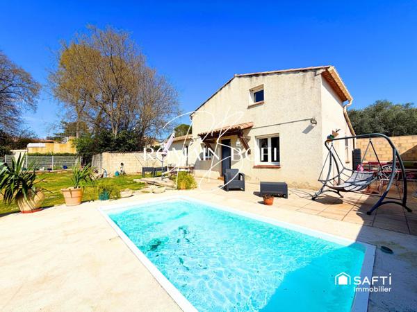 Maison 3 pièces de 84m2 sur 509m2 de terrain avec piscine