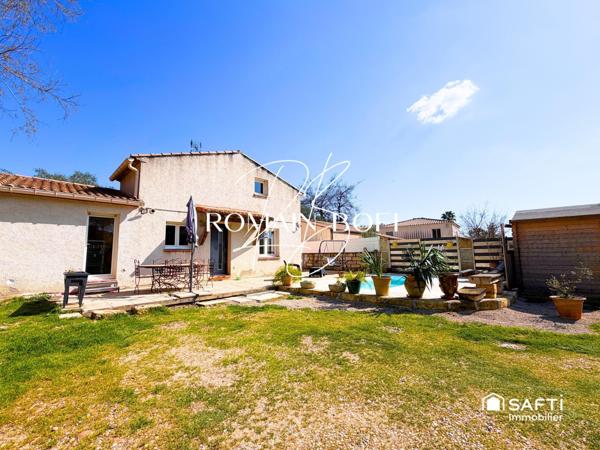 Maison 3 pièces de 84m2 sur 509m2 de terrain avec piscine
