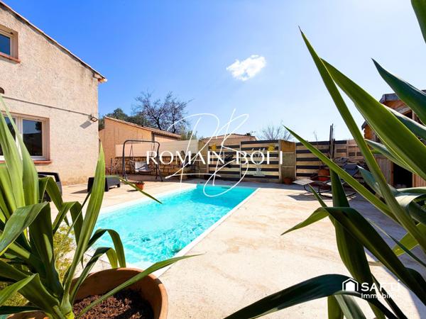 Maison 3 pièces de 84m2 sur 509m2 de terrain avec piscine