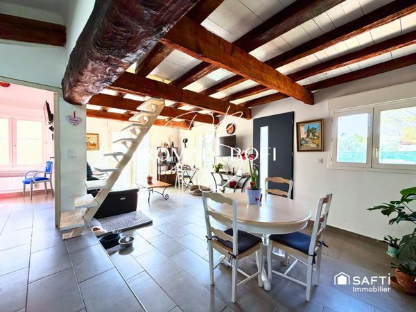 Maison 3 pièces de 84m2 sur 509m2 de terrain avec piscine
