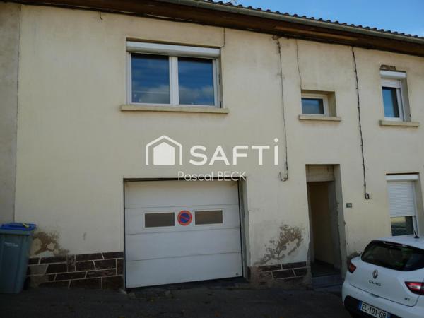 MAISON 86 m2  3 Pièces, 2 Chambres, Garage, cave