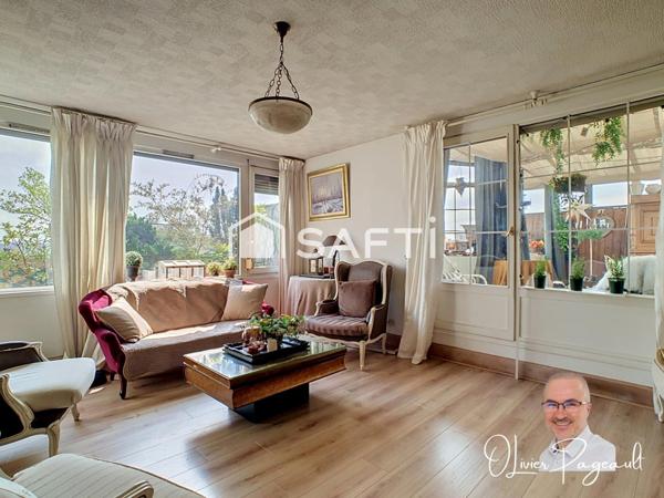T4 en dernier étage + 45 m² d’extérieurs : bien rare !