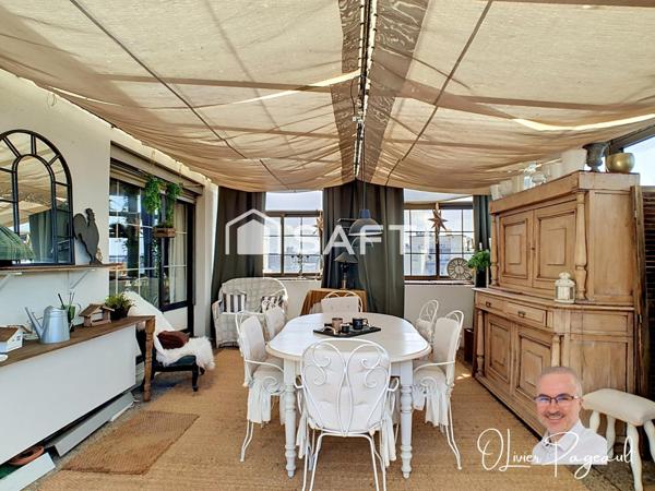 T4 en dernier étage + 45 m² d’extérieurs : bien rare !