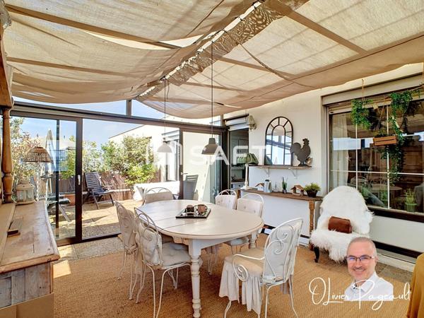 T4 en dernier étage + 45 m² d’extérieurs : bien rare !