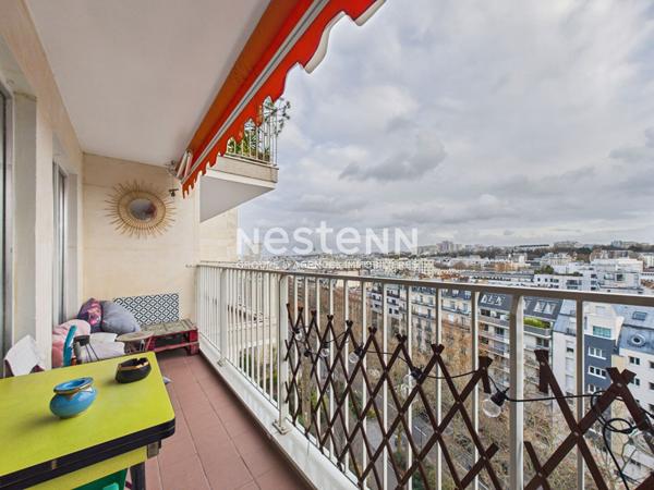 Appartement Paris 3 pièces - BALCONS + PARKING