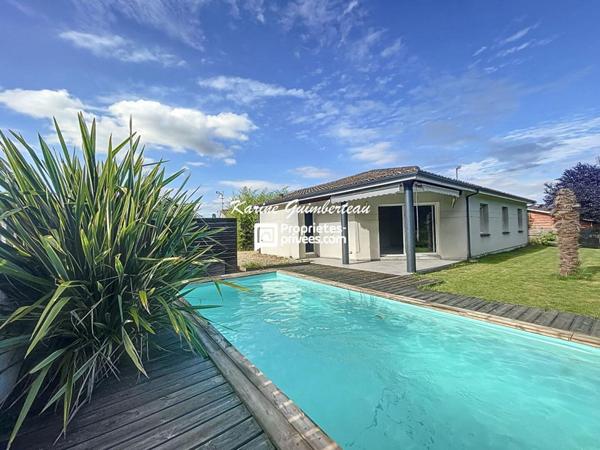 Pavillon de plain-pied - Galgon 108 m2 + jardin + piscine