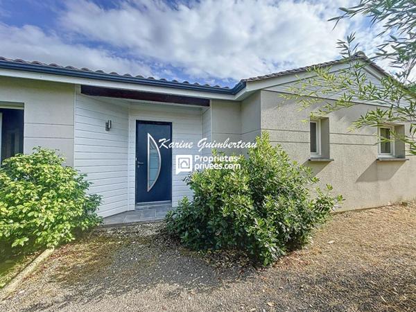 Pavillon de plain-pied - Galgon 108 m2 + jardin + piscine