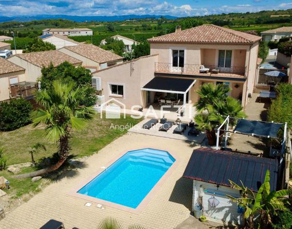 Magnifique Villa sur Corneilhan piscine sous sol intégrale 4 chambres