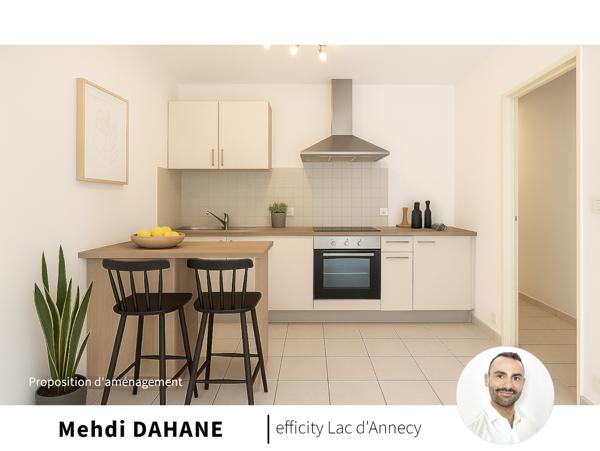 Appartement 2 pièces - 51 m² Exclusivité efficity