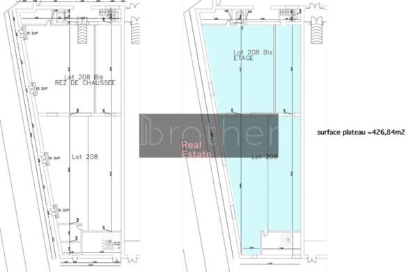 Bureau de 427 m² à louer à Bordeaux Chartrons