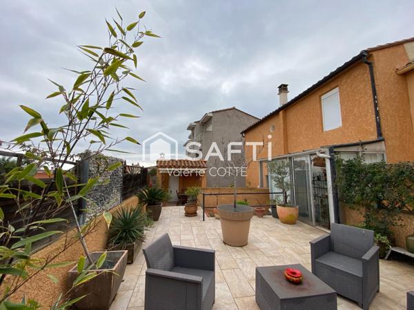 Charmante maison de village rénovée au cœur de Sorède de 136 m2