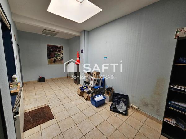 Immeuble de 273m2 avec local commercial+appartement