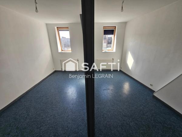 Immeuble de 273m2 avec local commercial+appartement