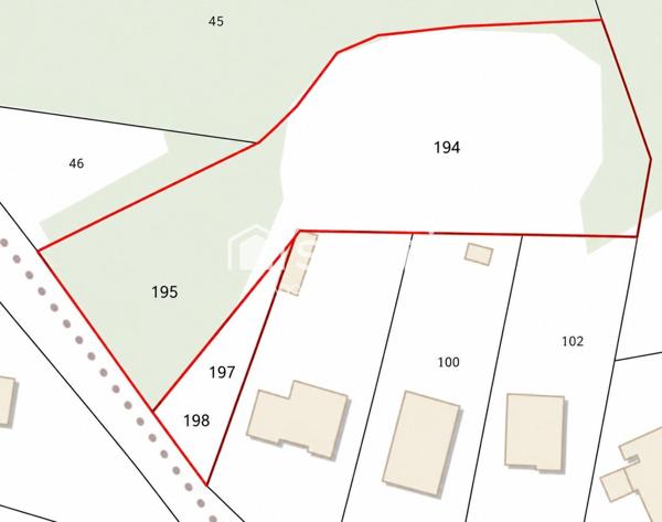 terrain de plus de 1800m2 constructible