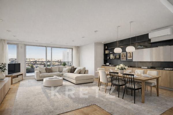 Penthouse de 90m2 avec 112m2 de terrasses de plain pied