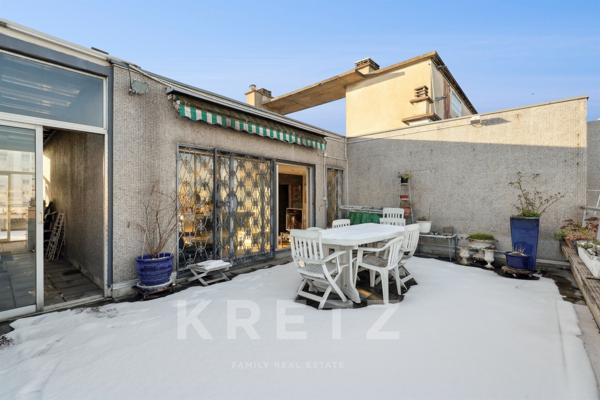 Penthouse de 90m2 avec 112m2 de terrasses de plain pied