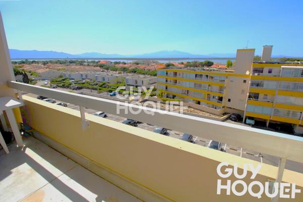 Canet sud - Appartement T1 Cabine - Vue Canigou et Etang.