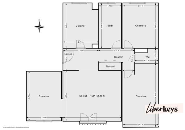 Appartement T4 avec stationnement 