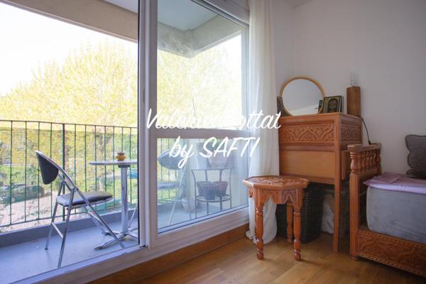 App. 3 chambres, exposé S/O, balcon, SANS travaux