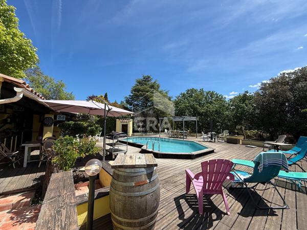 A VENDRE SAINT MAXIMIN LA SAINTE BAUME MAISON TYPE 4  DE 120 M2 SUR 2000M² DE TERRAIN PISCINE GARAGE