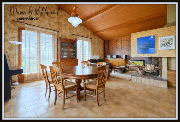 MAISON PLAIN-PIED 104m² – 3 CHAMBRES – GARAGE – JARDIN  + de 2900m²
