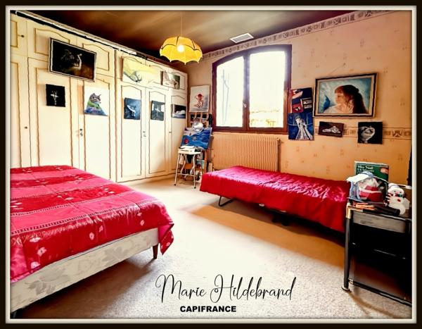 MAISON PLAIN-PIED 104m² – 3 CHAMBRES – GARAGE – JARDIN  + de 2900m²