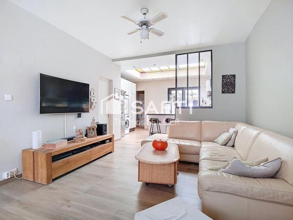 Jolie maison des années 30, 3 chambres, jardin et terrasse couverte – Leers centre