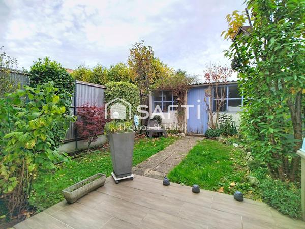 Jolie maison des années 30, 3 chambres, jardin et terrasse couverte – Leers centre