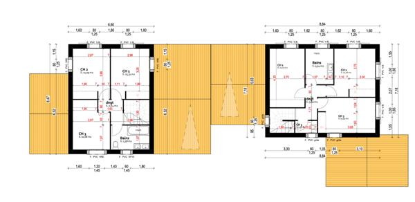 Maison neuve 111 m2 sur parcelle de 1570 m2