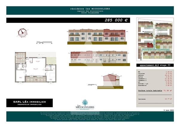 Appartement 3 pièces 71.94 m2