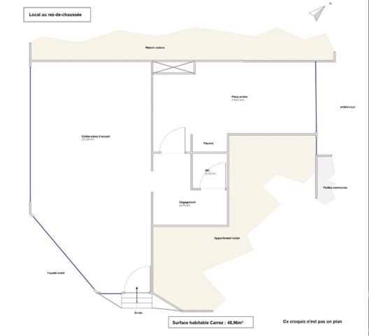 Murs commerciaux  à vendre 49 m² Forbach