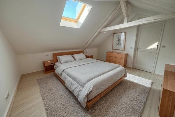 maison en triplex, 4 chambres, jardin exceptionnel